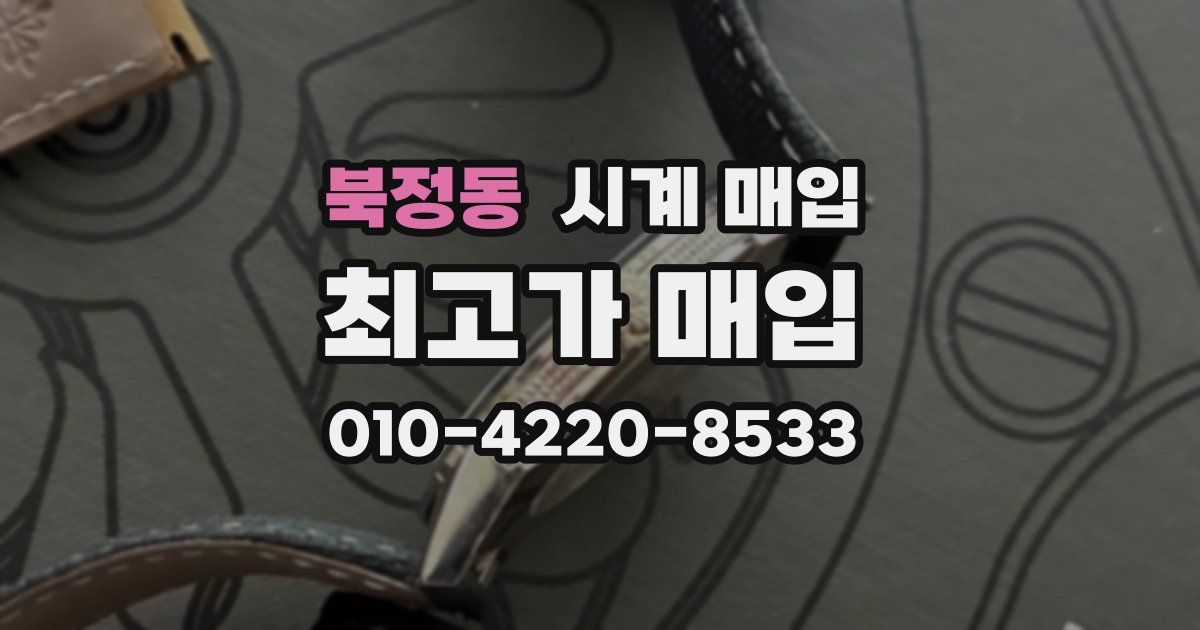 북정동 시계 매입