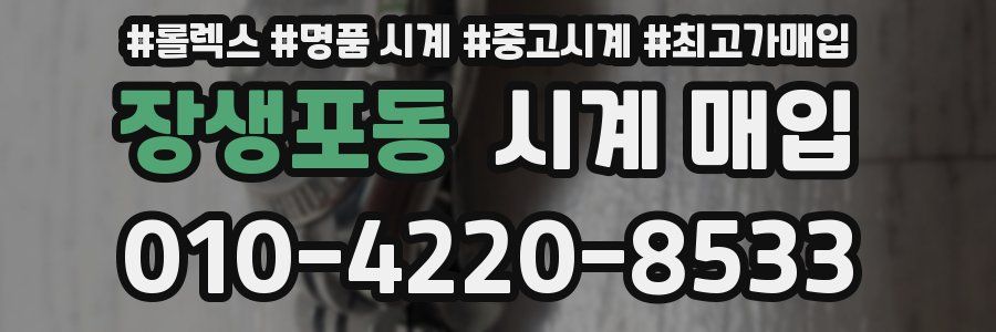 장생포동 시계 매입