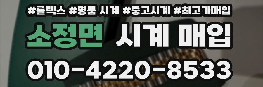소정면 시계 매입