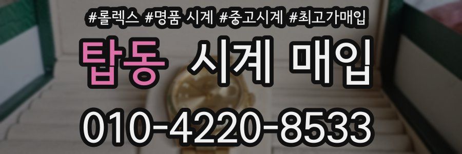 탑동 시계 매입