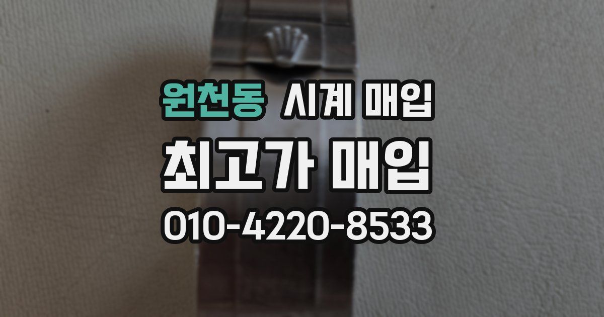 원천동 시계 매입