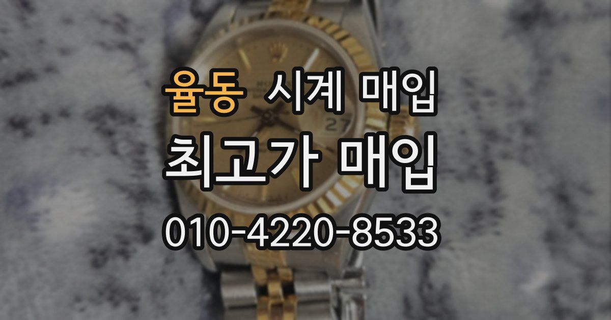 율동 시계 매입