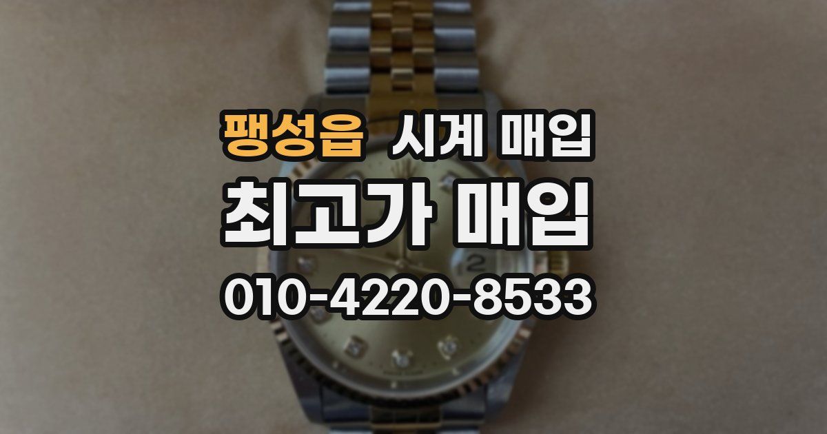 팽성읍 시계 매입