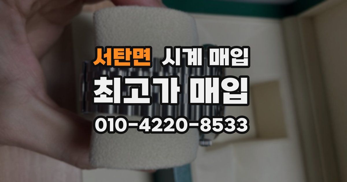 서탄면 시계 매입