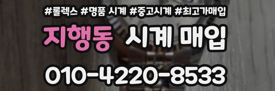 지행동 시계 매입