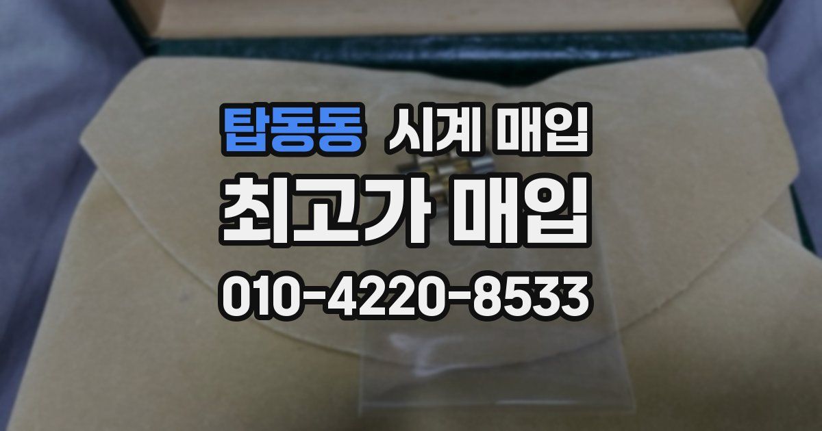 탑동동 시계 매입