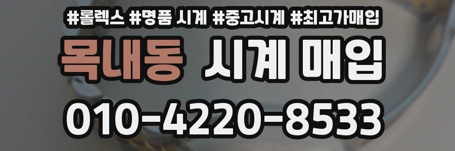 목내동 시계 매입