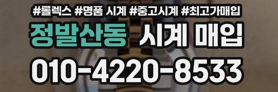 정발산동 시계 매입