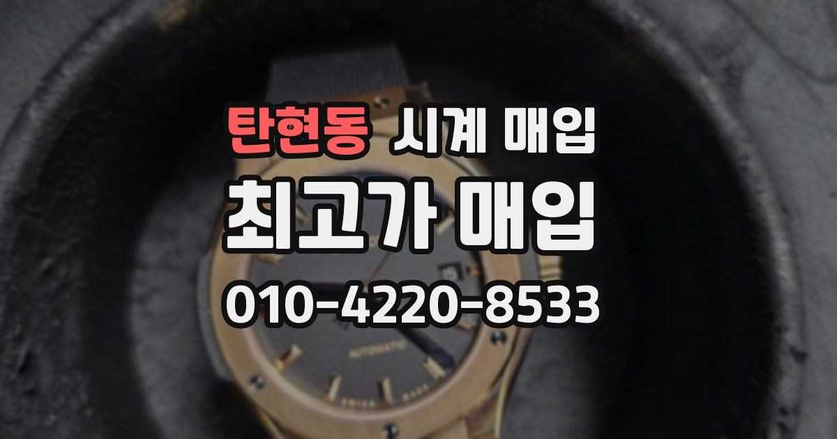 탄현동 시계 매입