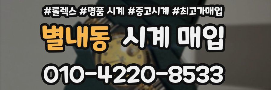별내동 시계 매입