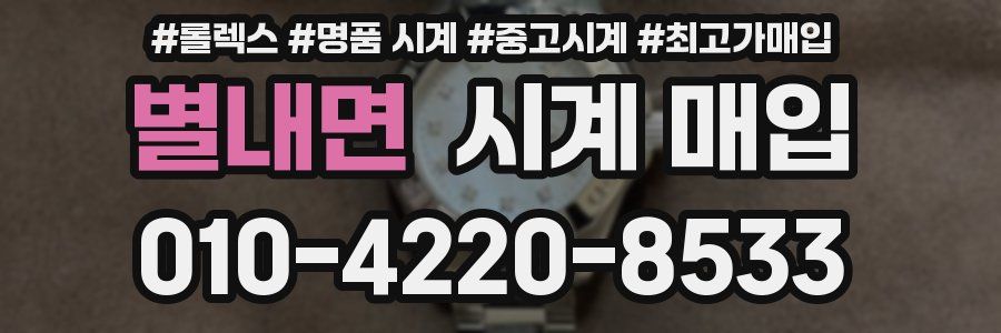 별내면 시계 매입