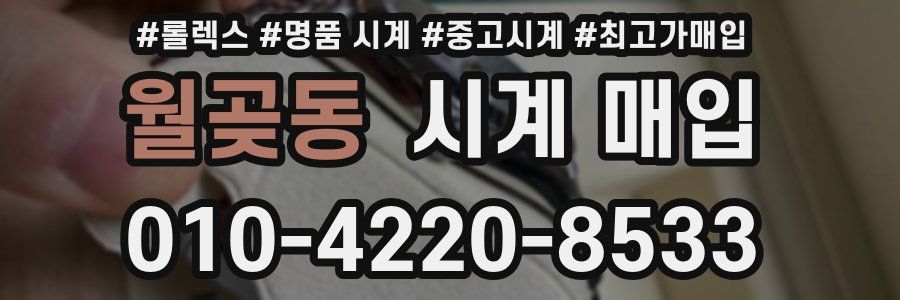 월곶동 시계 매입