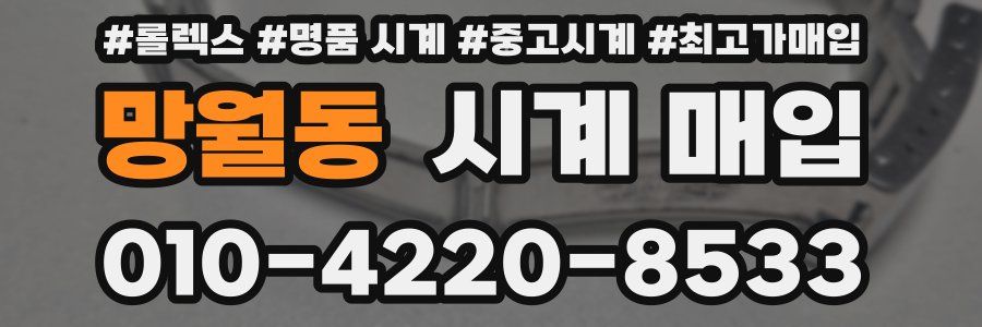 망월동 시계 매입