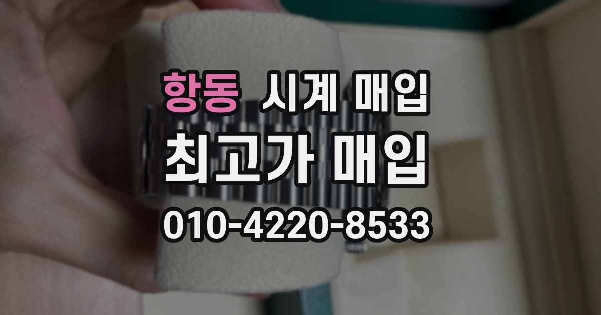 항동 시계 매입