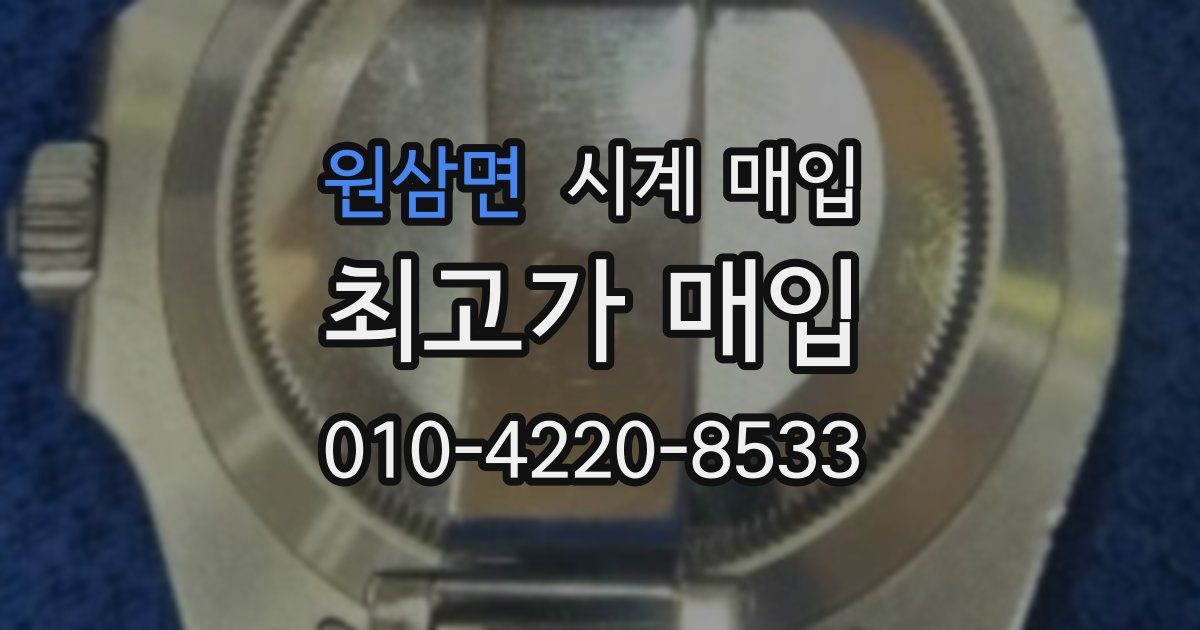 원삼면 시계 매입