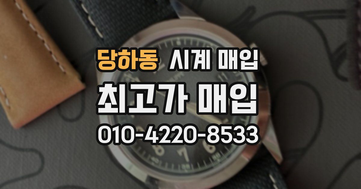 당하동 시계 매입