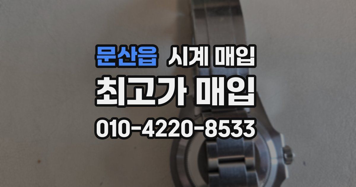 문산읍 시계 매입