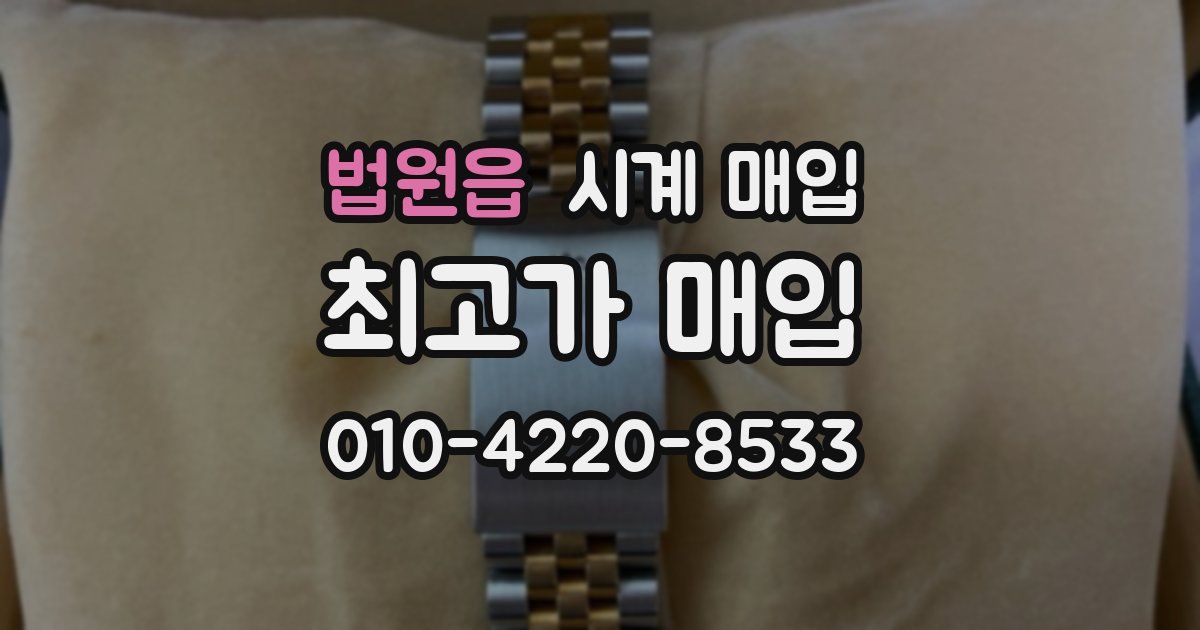 법원읍 시계 매입