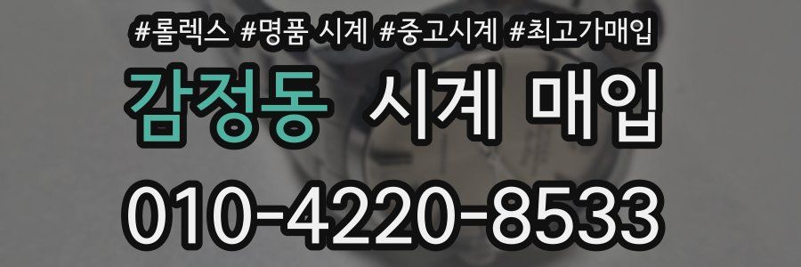 감정동 시계 매입