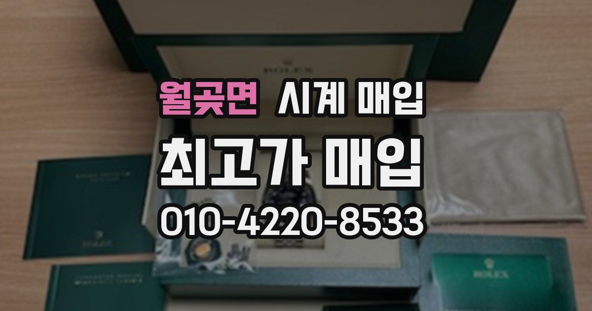 월곶면 시계 매입