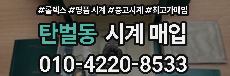 탄벌동 시계 매입