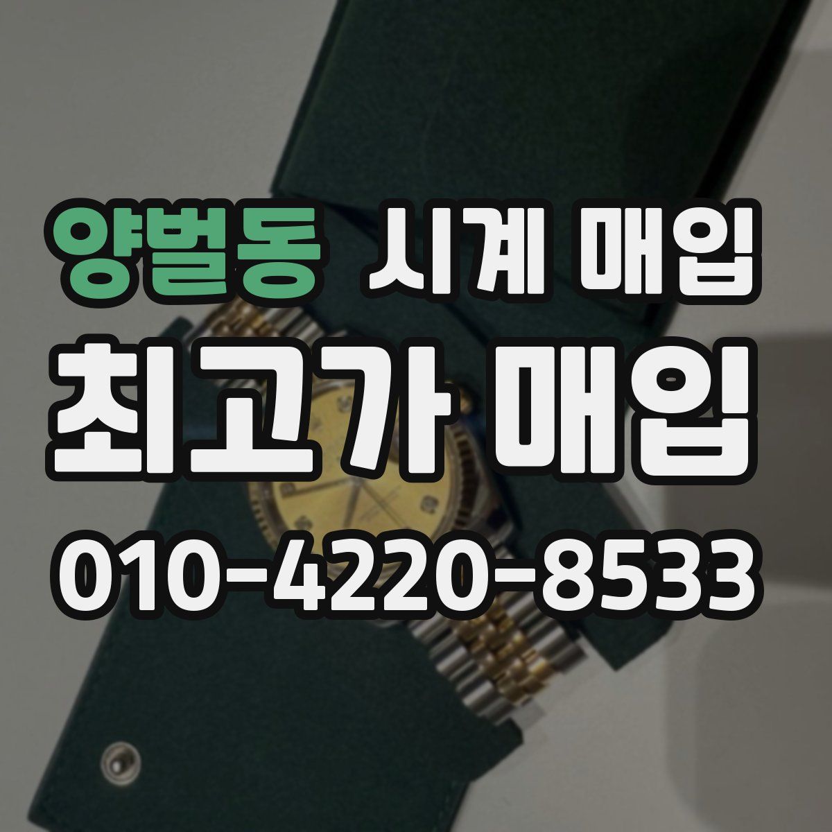 양벌동 시계 매입