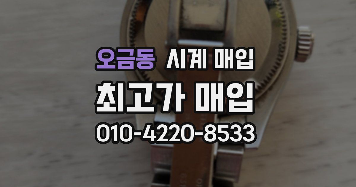 오금동 시계 매입