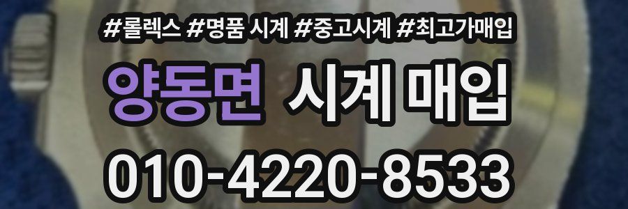 양동면 시계 매입