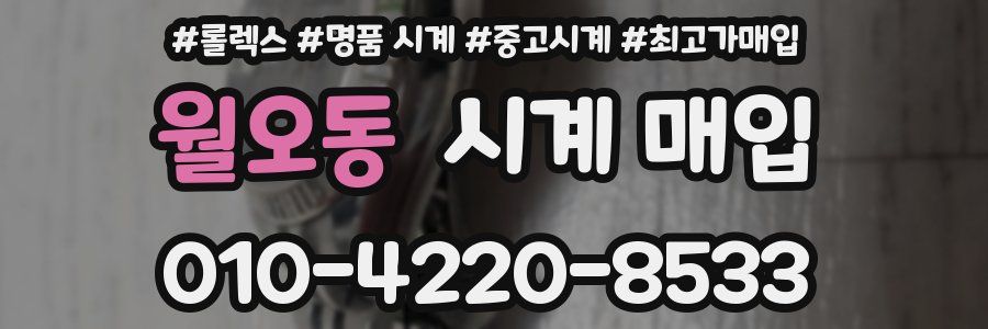 월오동 시계 매입