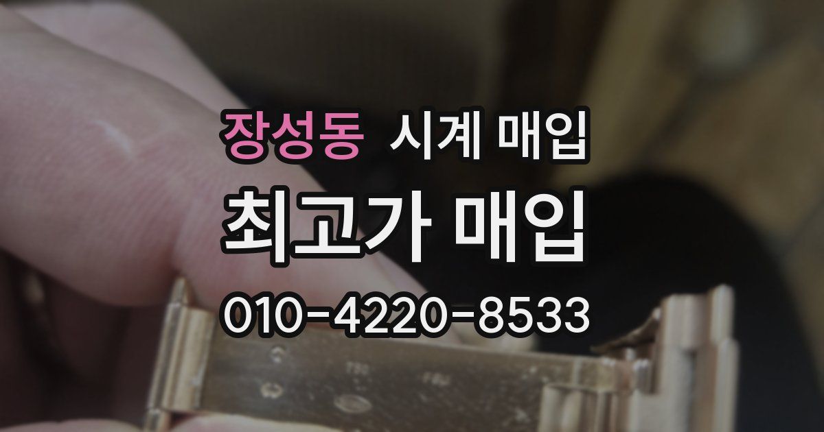 장성동 시계 매입
