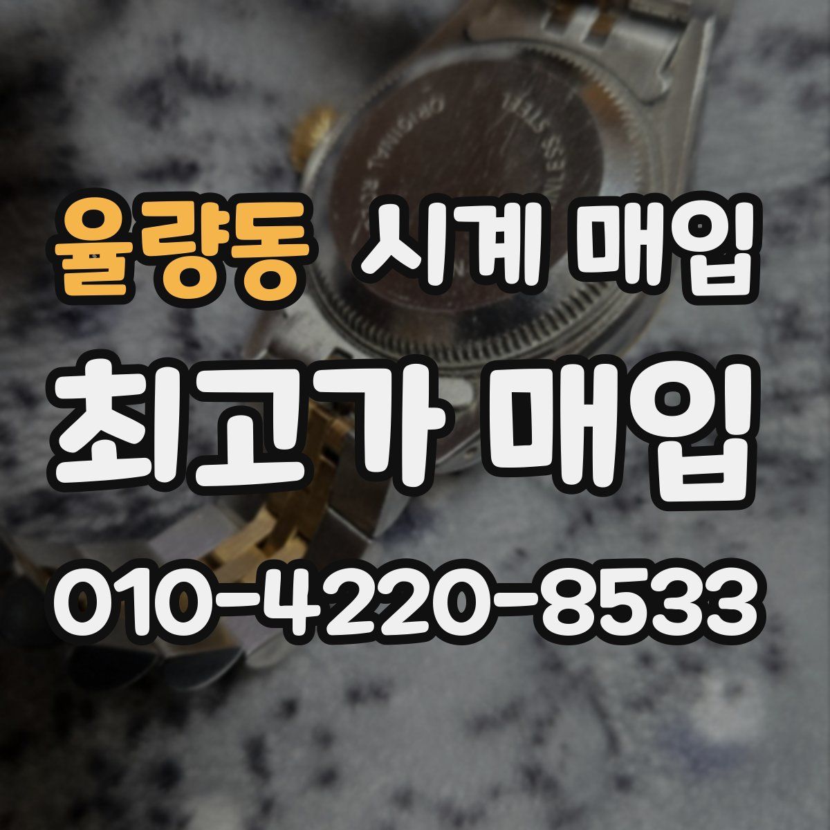 율량동 시계 매입