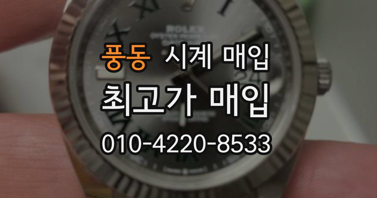 풍동 시계 매입