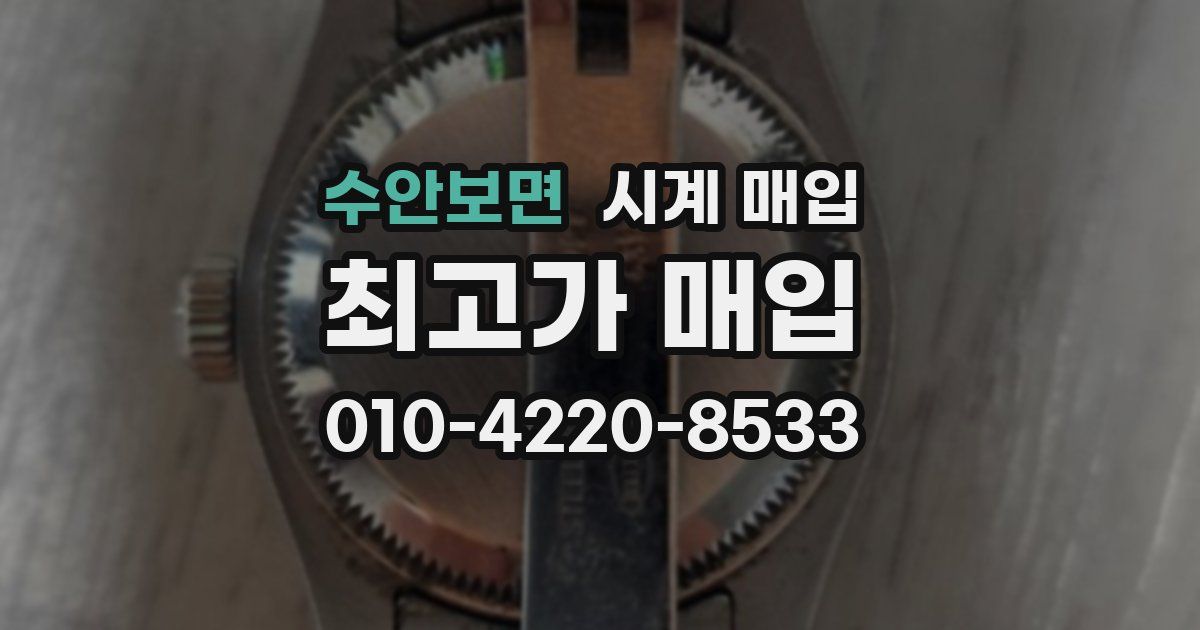 수안보면 시계 매입