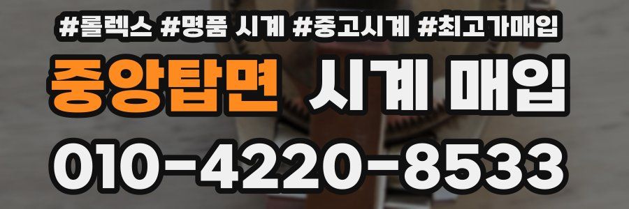 중앙탑면 시계 매입