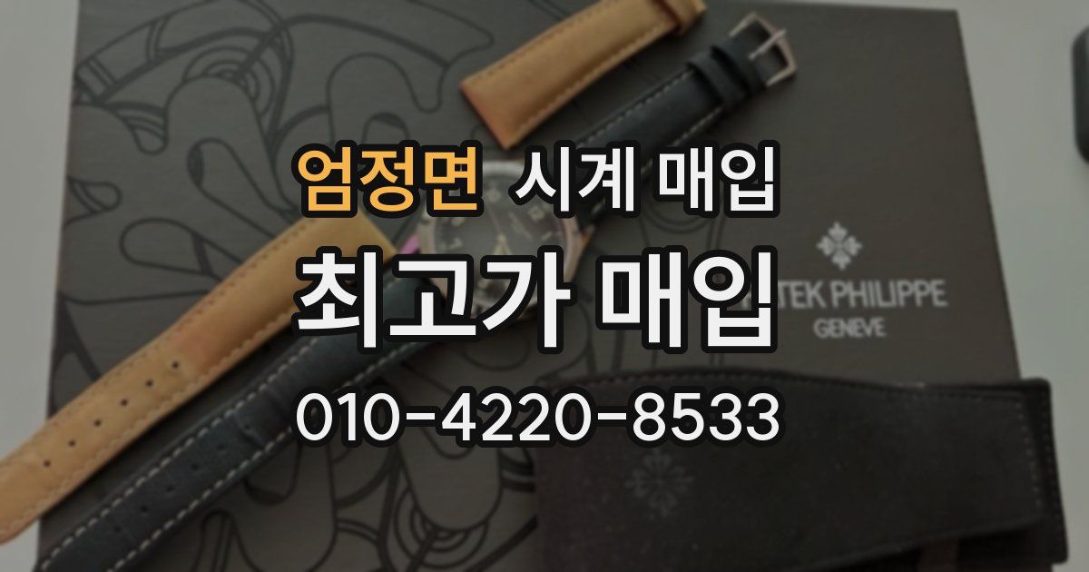 엄정면 시계 매입