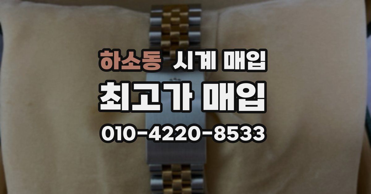 하소동 시계 매입
