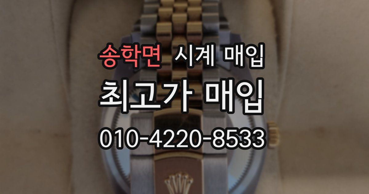 송학면 시계 매입