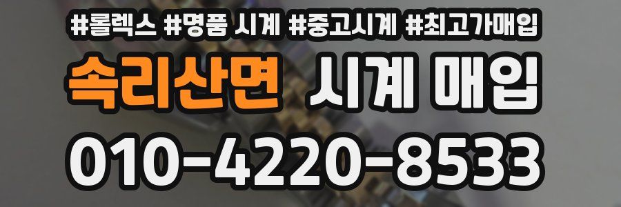 속리산면 시계 매입