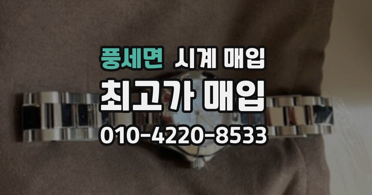 풍세면 시계 매입