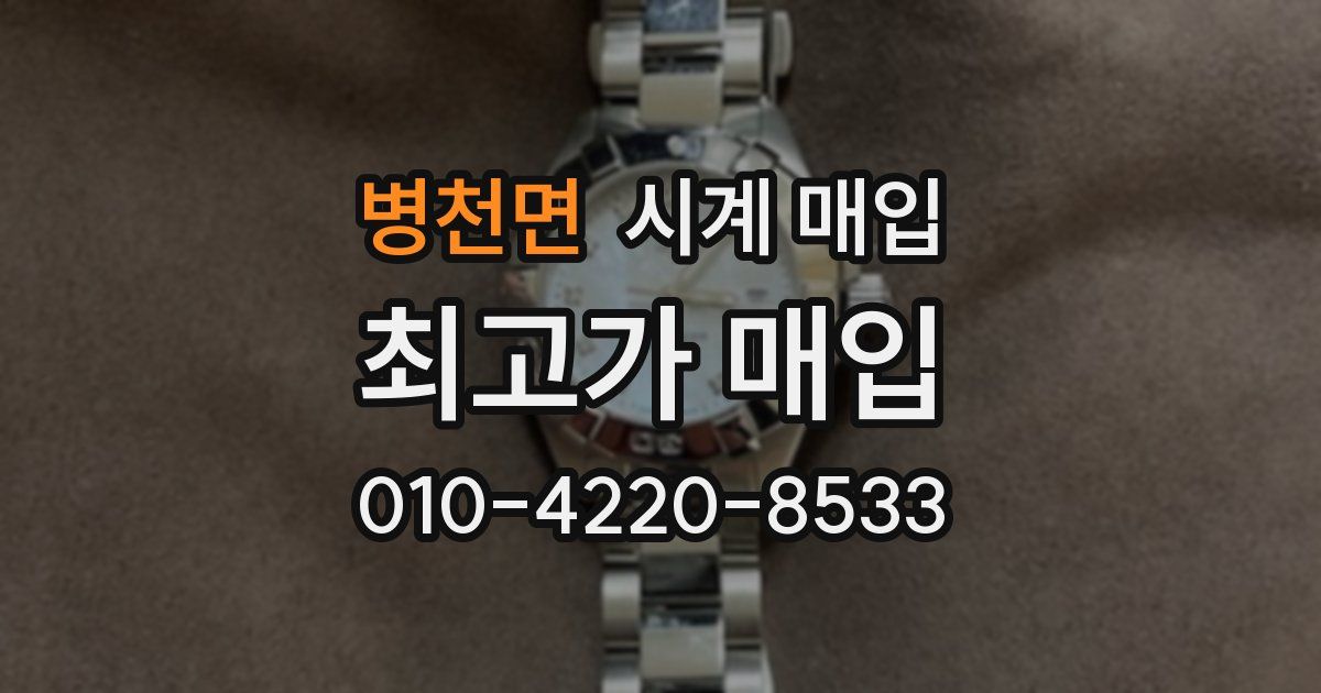 병천면 시계 매입