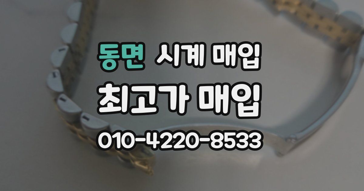 동면 시계 매입