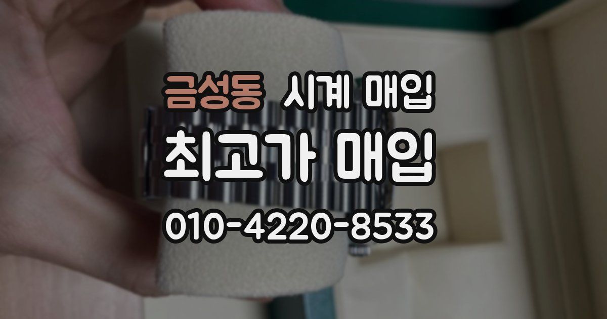 금성동 시계 매입