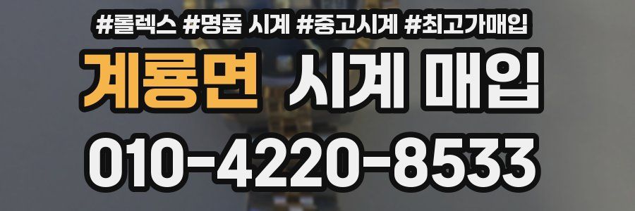 계룡면 시계 매입