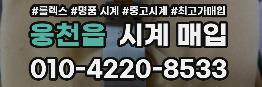 웅천읍 시계 매입