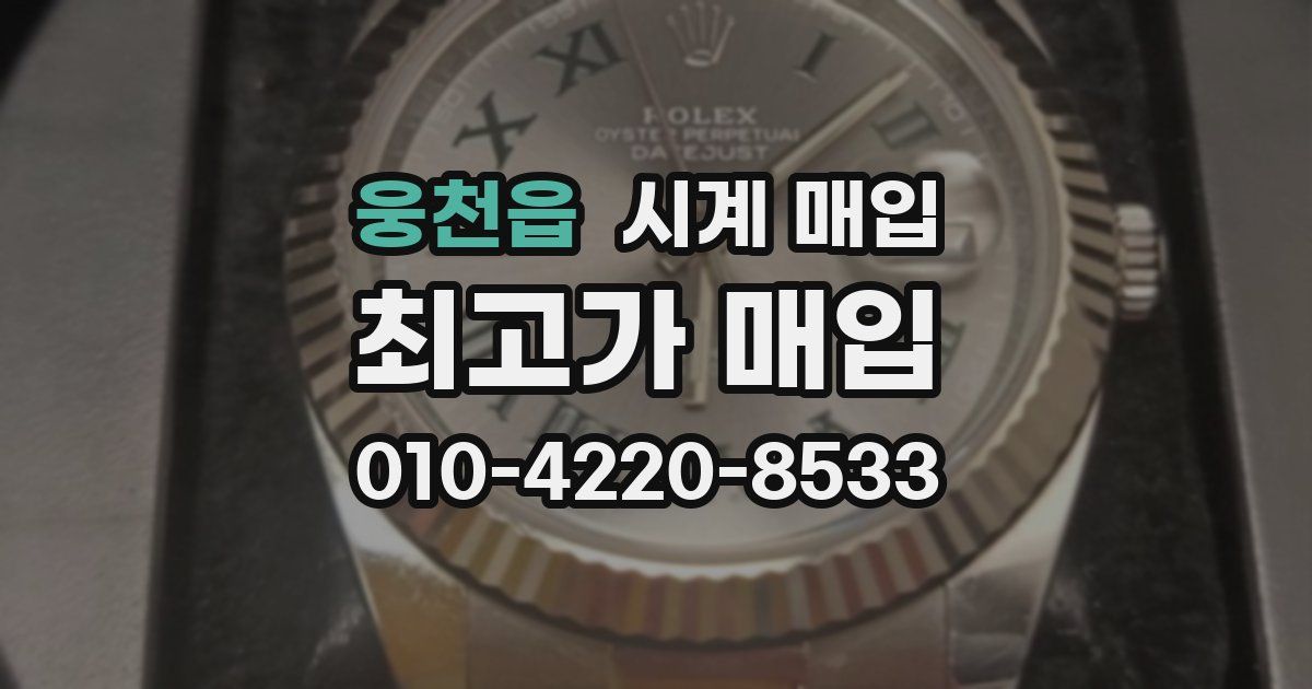 웅천읍 시계 매입