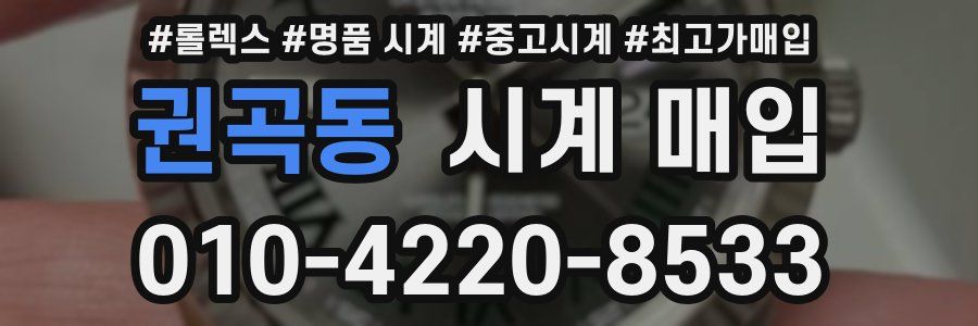 권곡동 시계 매입