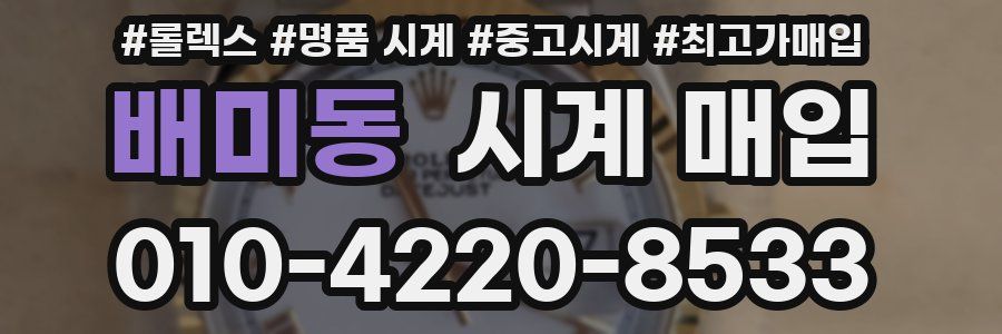 배미동 시계 매입