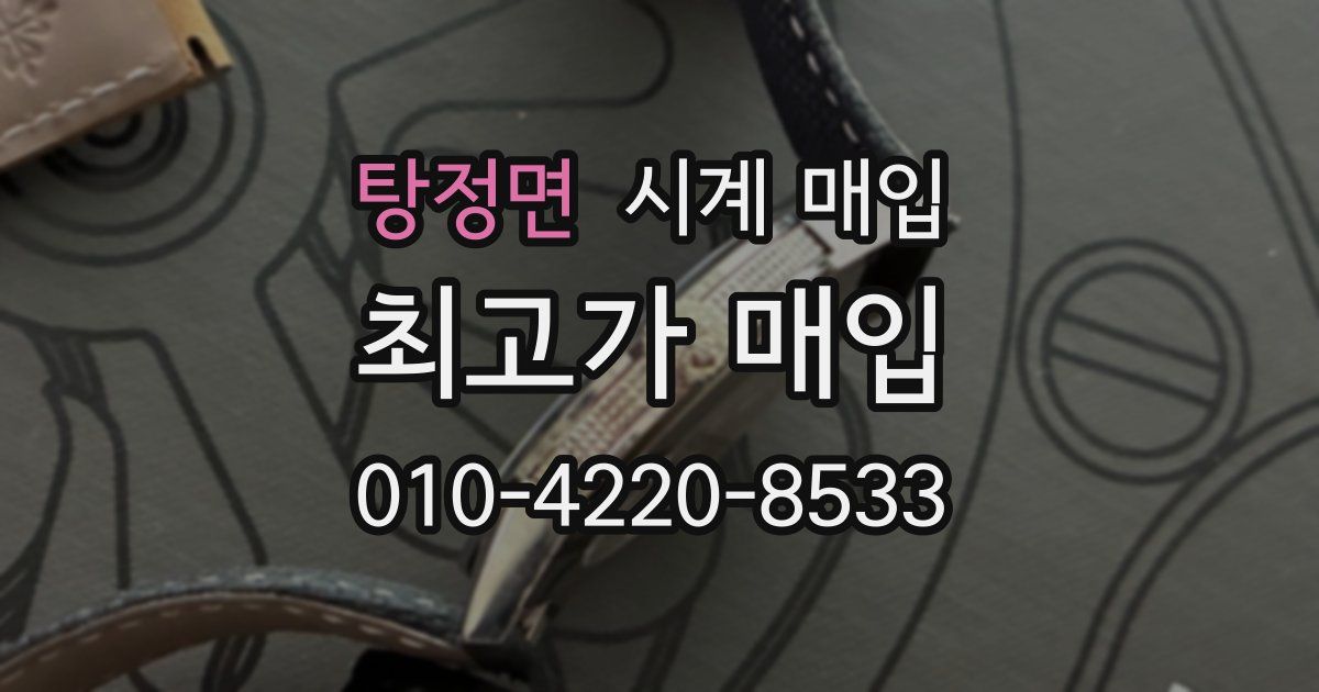 탕정면 시계 매입