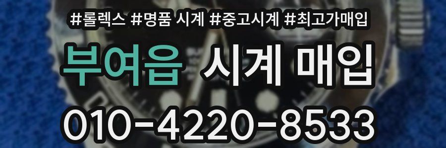 부여읍 시계 매입