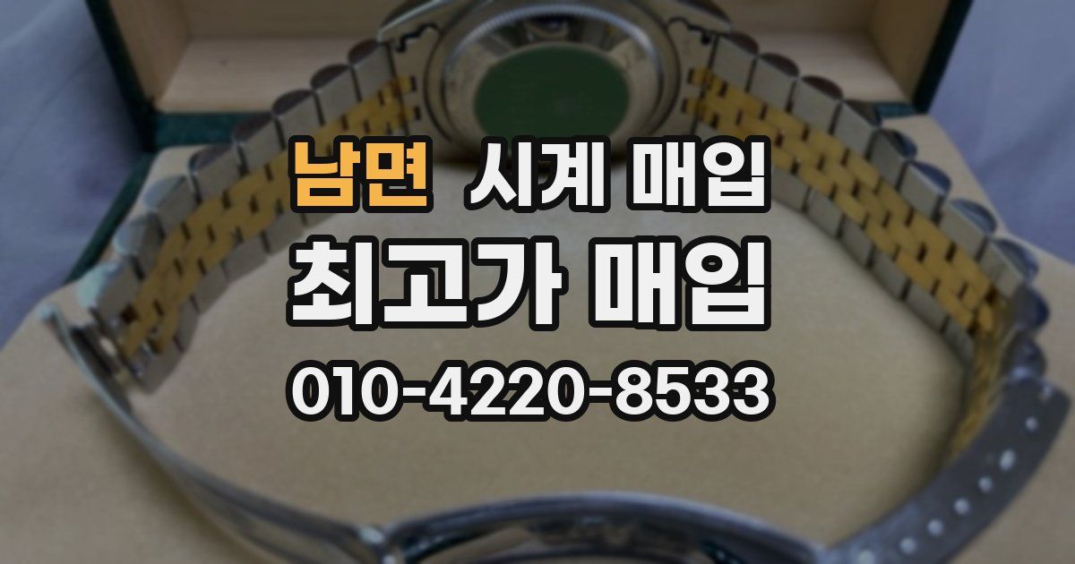 남면 시계 매입